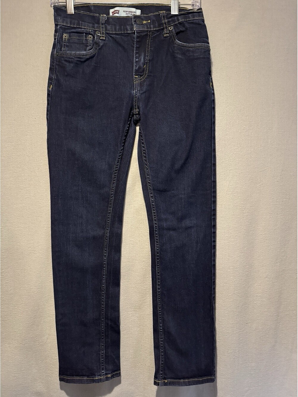 Levi's 511 Boys Youth Jeans Size 16 Regular 28x28 Flex Stretch Denim Blue Jeans